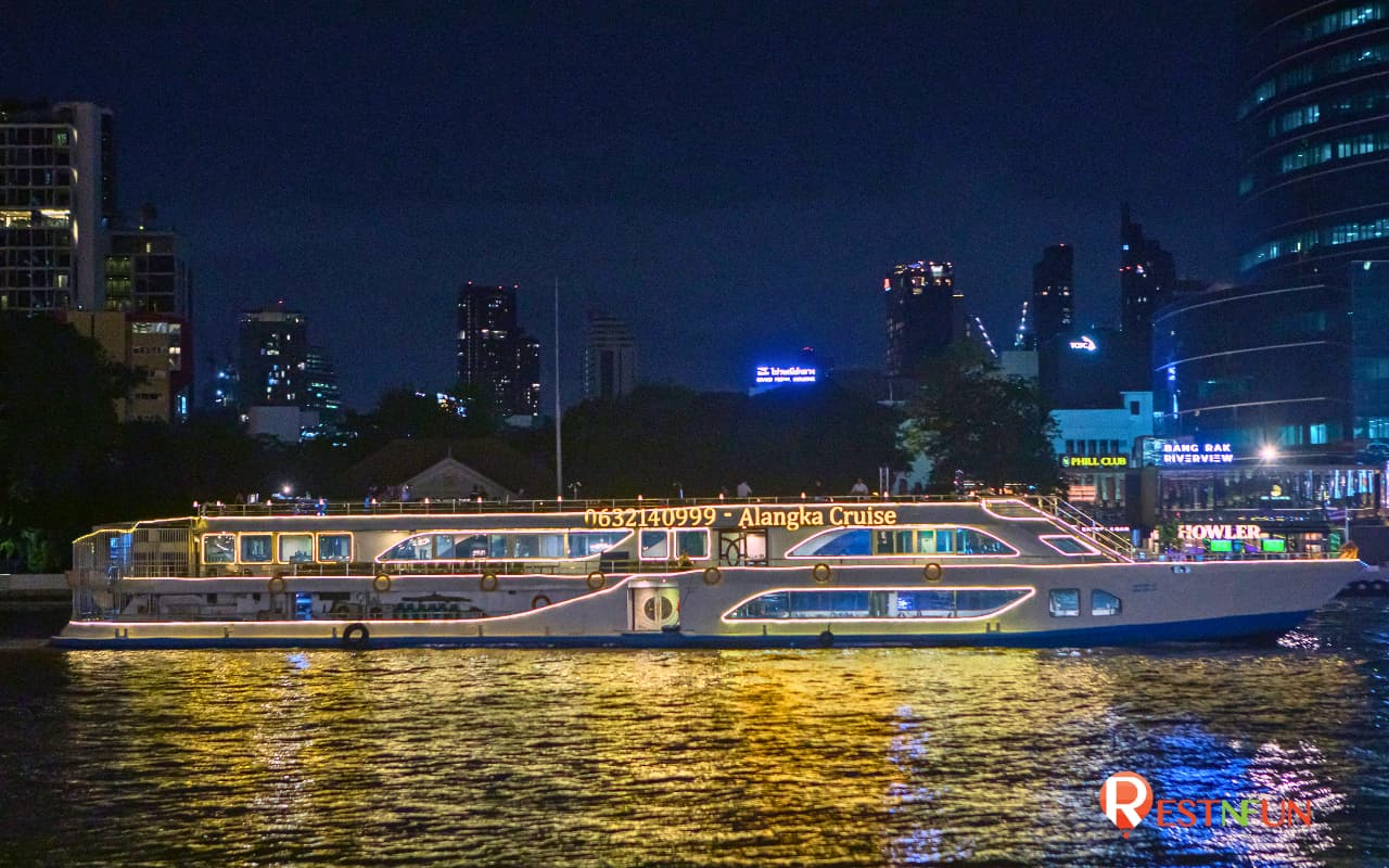 ล่องเรือเจ้าพระยา ราคาสุดพิเศษกับเรืออลังกา ครูซ